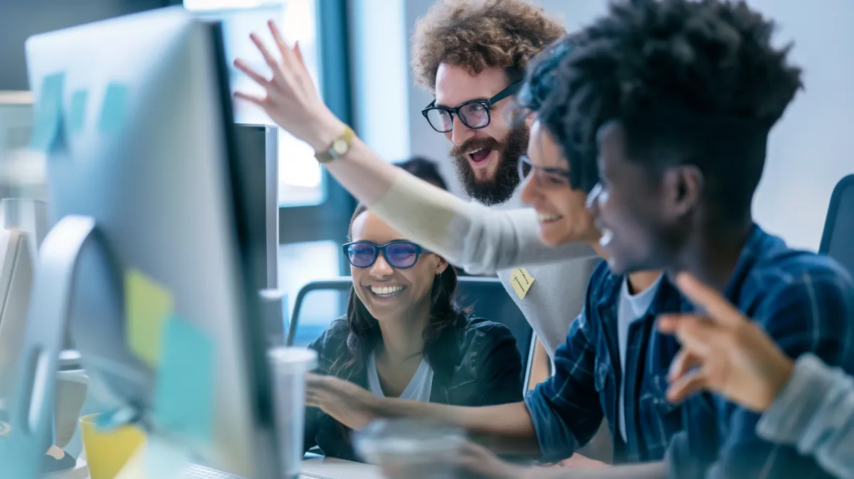 Profissionais reunidos, ambiente de negócios